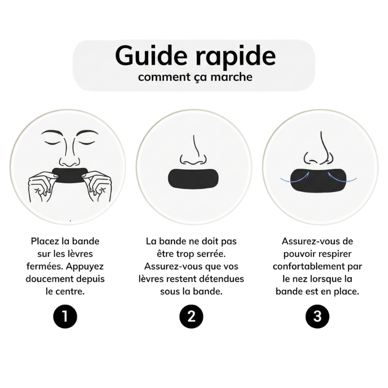 Mouth Tape - Sommeil Nasal